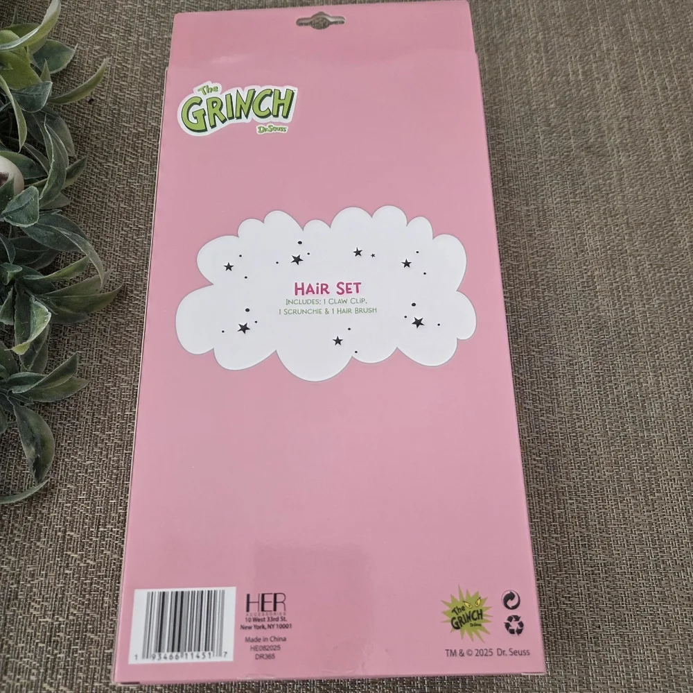 Dr. Seuss Grinch Pink Hair Set for Kids